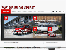 Tablet Screenshot of drivingspirit.com